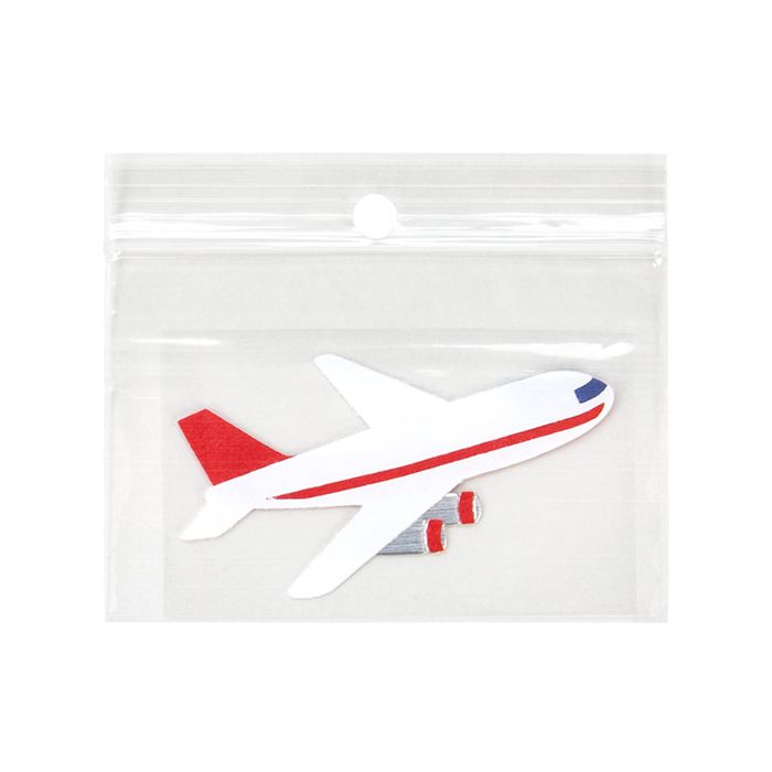 Grip Seal Bags with Hang hole 7.5x5cm Crystal Clear PP 50 micron