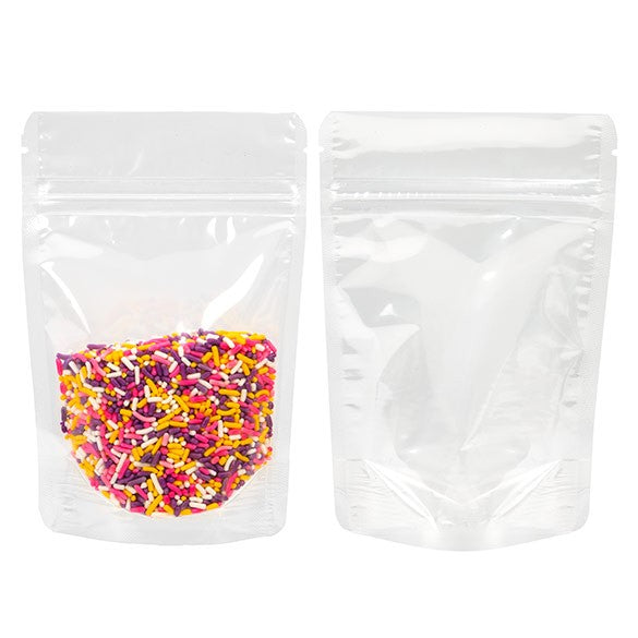 Stand Up Pouches Transparent 10x6x15cm | 57 grams (100 pieces) [ZBG2]