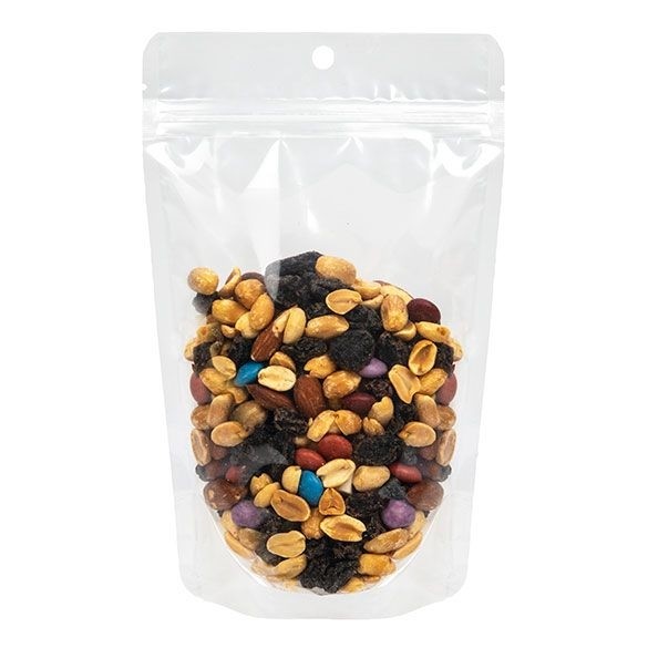 Stand Up Pouches Transparent 13x7.9x20.6cm | 113 grams with hang hole (100 pieces) [ZBG3H]