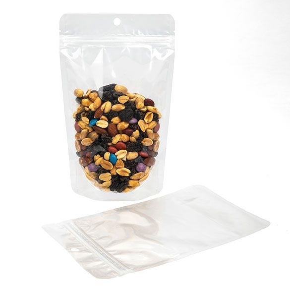 Stand Up Pouches Transparent 13x7.9x20.6cm | 113 grams with hang hole