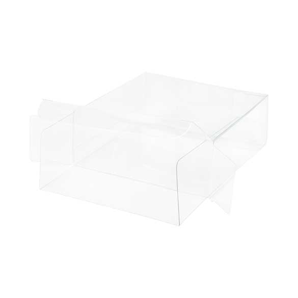 Plastic Gift Boxes for "chocolate" Truffels 10.8x4.1x10.8cm with Insert (100 pieces) [CNDY194]