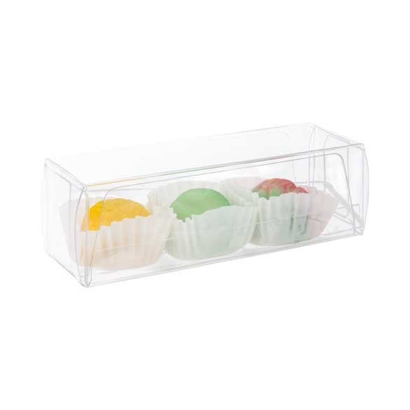 Plastic Gift Boxes for Chocolates 3.5x3.5x10.8cm with Insert (100 pieces) [CNDY196]