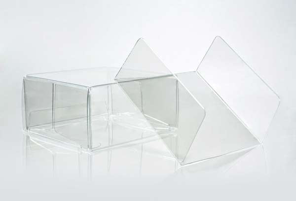 Plastic Gift Boxes for Chocolates 7x3.7x7cm with Insert (100 pieces) [CNDY227]