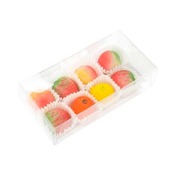 Plastic Gift Boxes for Chocolates 7x3.7x14cm with Insert (100 pieces) [CNDY230]