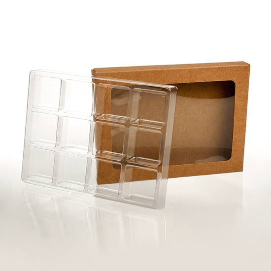 Kraft Gift Boxes for Candy Set of 12 pieces 8.9x1.4x13.8cm (25 pieces) [CNDY271]