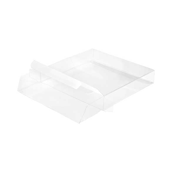 Plastic Gift Boxes for Chocolates 14.3x2.5x14.1cm with Insert (100 pieces) [CNDY48]