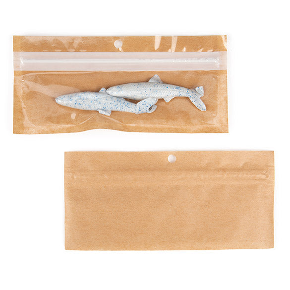 Eco-Friendly Grip Seal Bags Kraft 14x4.4 cm (100 pieces) [HZBBE8KC]