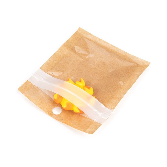 Eco-Friendly Grip Seal Bags Kraft 5.1x5.1 cm (100 pieces) [HZBBE9KC]