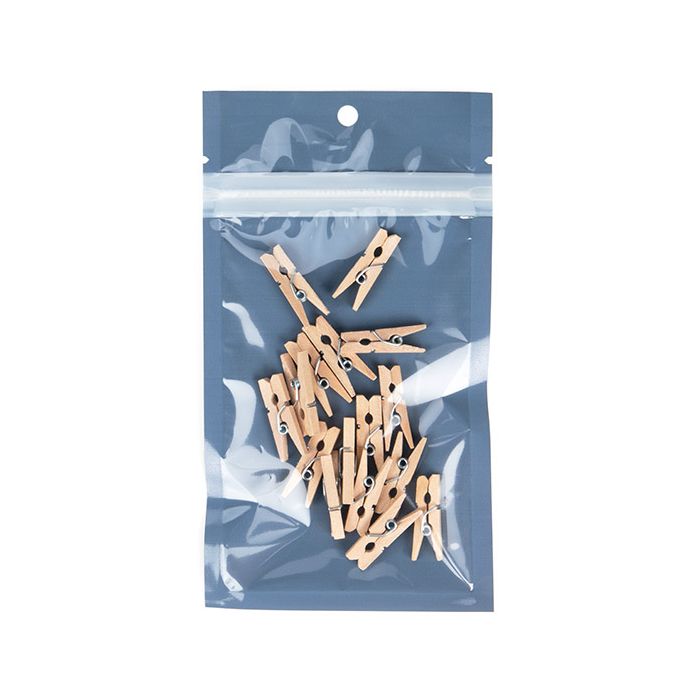 Eco-Friendly Grip Seal Bags Black 7.6x11.4 cm (100 pieces) [HZBBE3B]