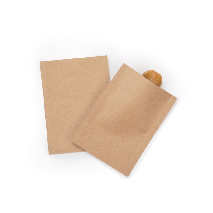Kraft Single Use Child Resistant Bags 6,5 x 9 cm (100 Pieces) [CRB1K]