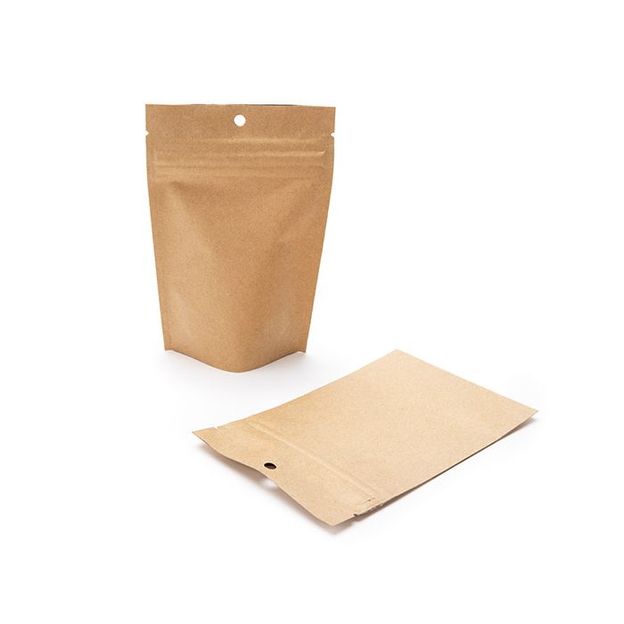 Child Resistant Pouch Bags Kraft 10,2x6,4x15,2cm (100 Pieces) [CRP2K]