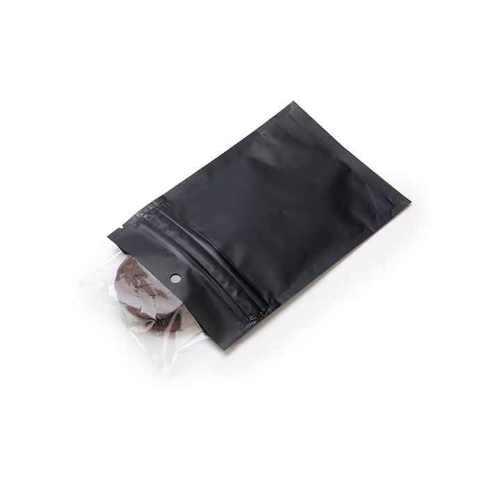Child Resistant Pouch Bags Matte Black 10,2x6,4x15,2cm (100 Pieces) [CRP2MB]