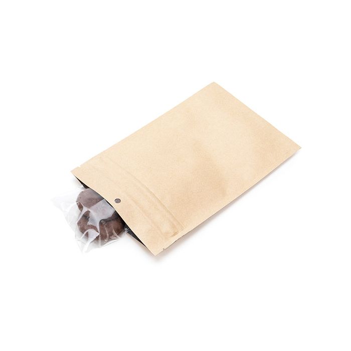 Child Resistant Pouch Bags Kraft 13x6,4x20,6cm (100 Pieces) [CRP3K]