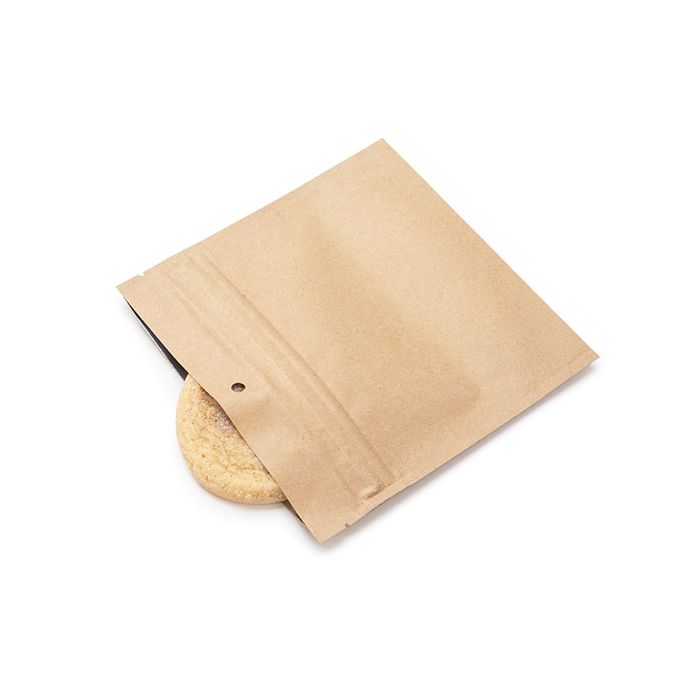 Child Resistant Pouch Bags Kraft 15,2x6,4x15,2cm (100 Pieces) [CRP66K]