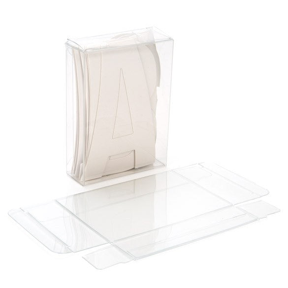 Plastic Gift Boxes 7x2.5x9.5cm Crystal Clear (25 pieces) [FB93]