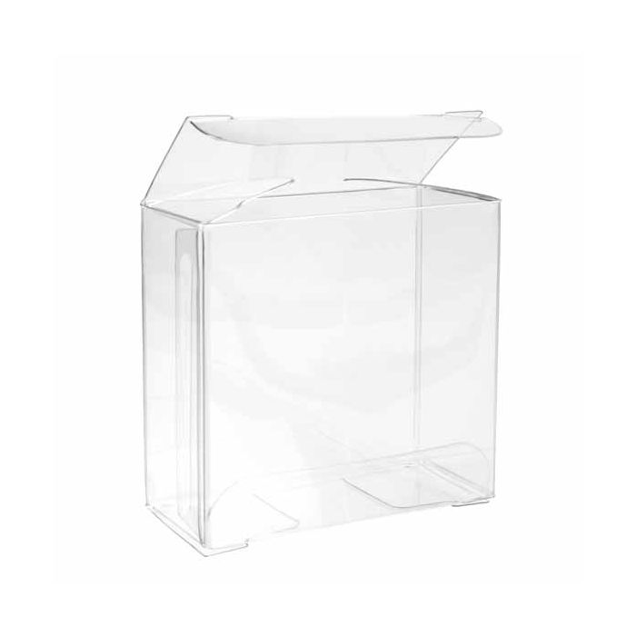 Plastic Gift Boxes 6.4x2.4x6cm Crystal Clear (25 pieces) [FB42]