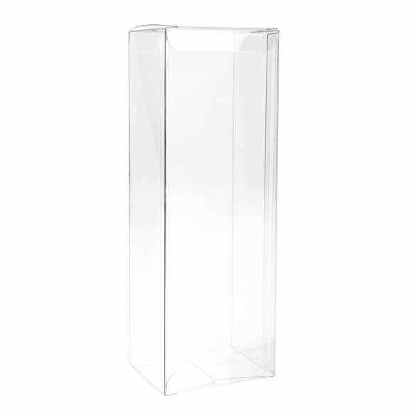 Plastic Gift Boxes 6.5x5.1x19.1cm Crystal Clear (25 pieces) [FPB256]