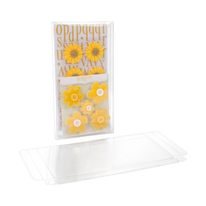 Plastic Gift Boxes 10.3x1.6x19.2cm Crystal Clear (25 pieces) [FB97]