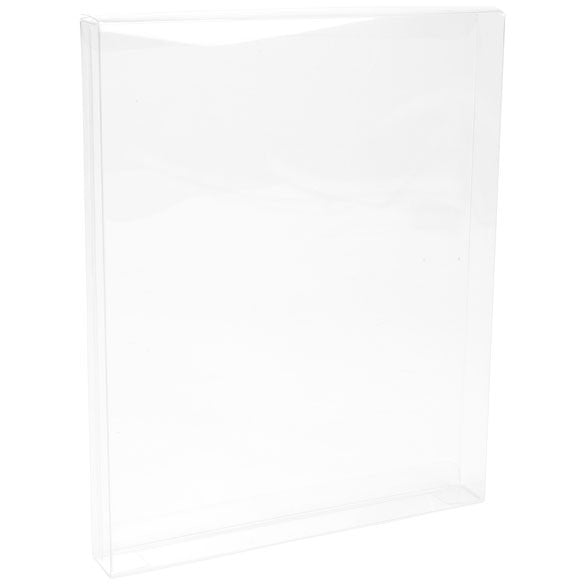 Plastic Gift Boxes 20.6x2.5x25.7cm Crystal Clear (25 pieces) [FPB169]
