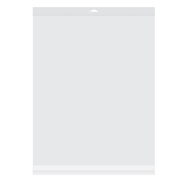 Headerbags 41.8x51.4cm Reclosable and Crystal Clear (100 pieces) [HB16]