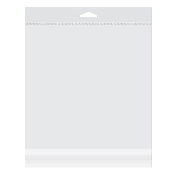 Headerbags 21.4x21cm Reclosable and Crystal Clear (100 pieces) [HB88]
