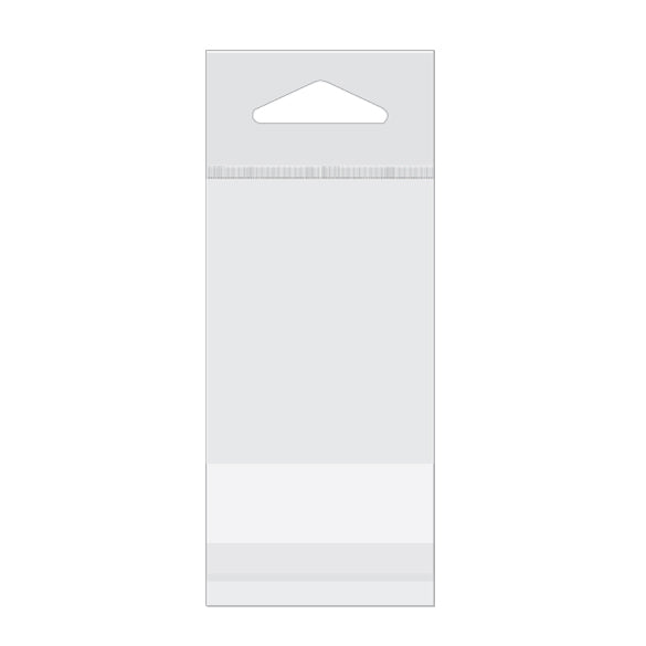 Headerbags 5.1x6.5cm for Top loading of contents (500 pieces) [J2T]