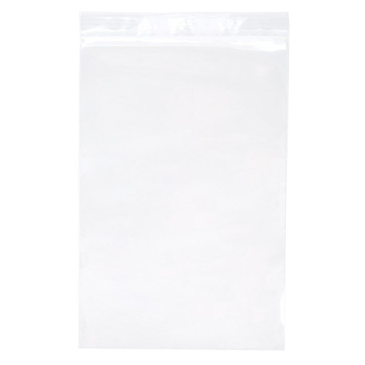 Grip Seal Bags 15x23cm Crystal Clear PP 75 micron (100 pieces) [Z3C69]