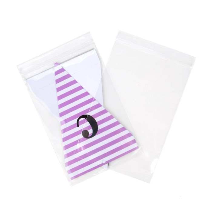 Grip Seal Bags 15x23cm Crystal Clear PP 100 micron (100 pieces) [Z4C69]