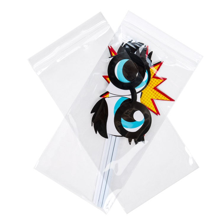 Grip Seal Bags 12.5x25.5cm Crystal Clear PP 50 micron (100 pieces) [ZC510]