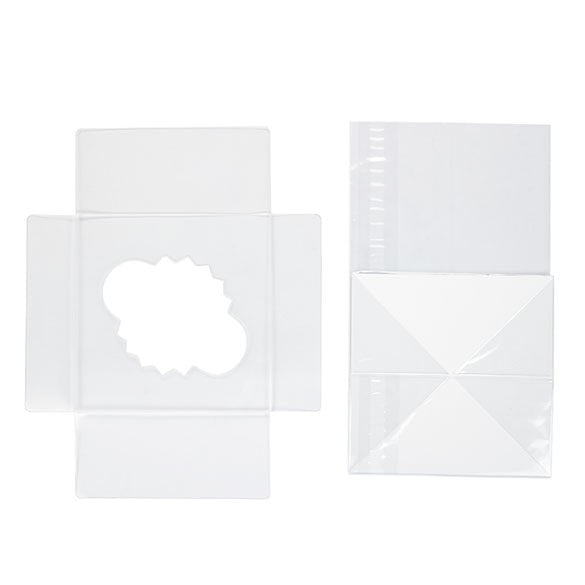 Bags Set with Paper Insert for 1 Cupcake 10.2x10.2x17.8cm (100 pieces) [CBG4]