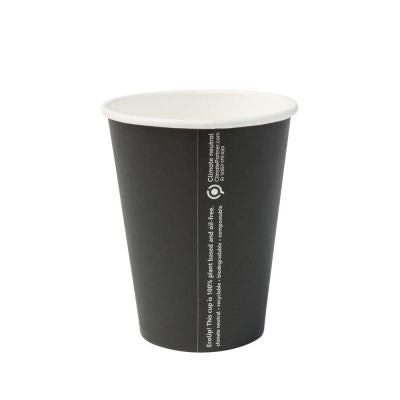 Cup Cardboard 300 ml Ø 90 mm Black (1000 pieces) [GB-DHD04537]