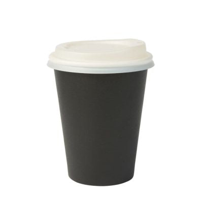 Cup Cardboard 300 ml Ø 90 mm Black (1000 pieces) [GB-DHD04537]