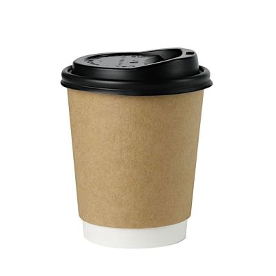 Double-walled Cup Cardboard 200 ml Ø 80 Brown (500 pieces) [GB-DHD04872]