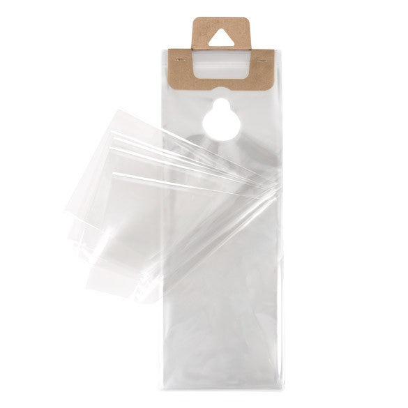 Mailing Bags with Handles 15.6x31.4cm 30 micron (100 pieces) [DK6]