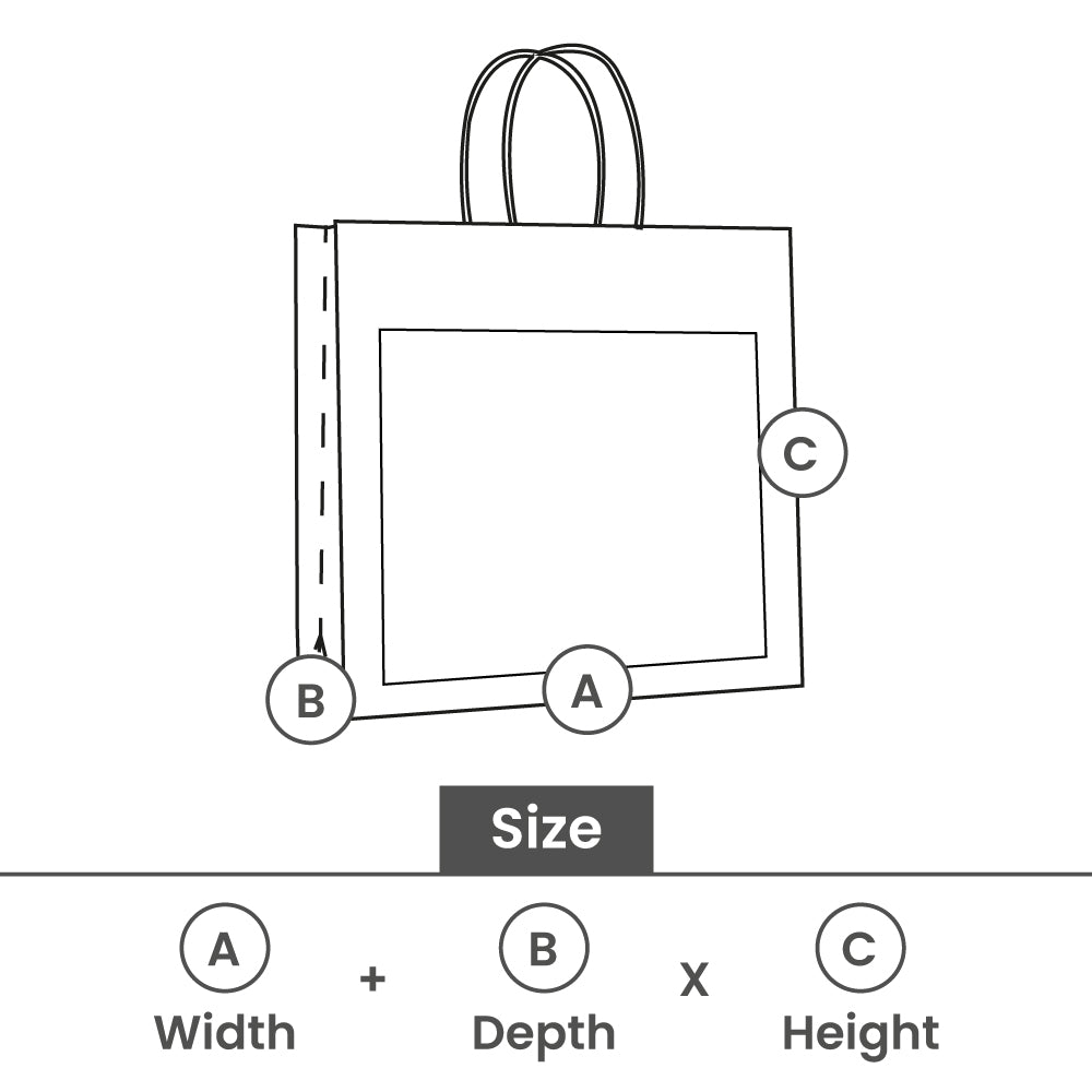 Gift bags with window and tag 18+8x19cm kraft/black (100 pcs) [FP-DPT113]