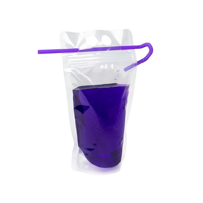 Drink Pouch Clear 12,9x4x22,9cm (10 Pieces) [DP1]