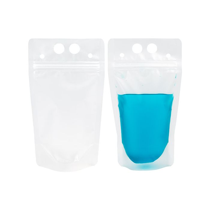 Drink Pouch Frosted 12,9x4x22,9cm (10 Pieces) [DP1F]