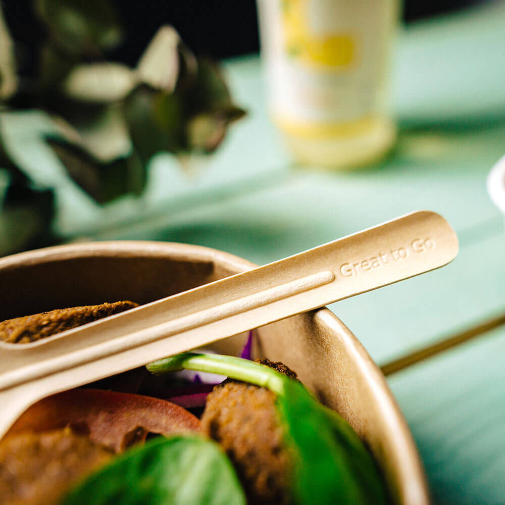 Fork Paper 16.5 cm Brown (1000 pieces) [GB-DSE06360]