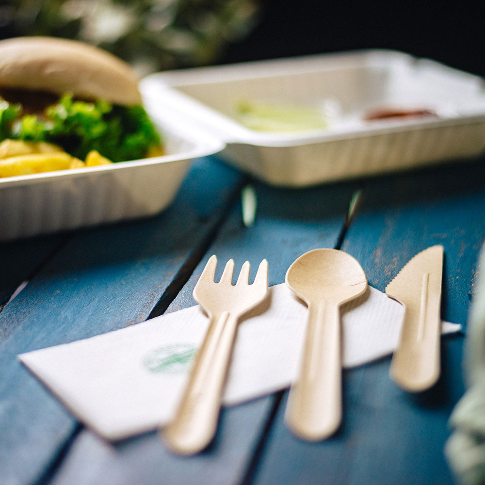 Spoon Paper 16.5 cm Brown (1000 pieces) [GB-DSE06365]