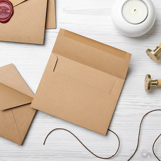 Envelopes Brown 16.5x12.1cm (50 pieces) [EB10]