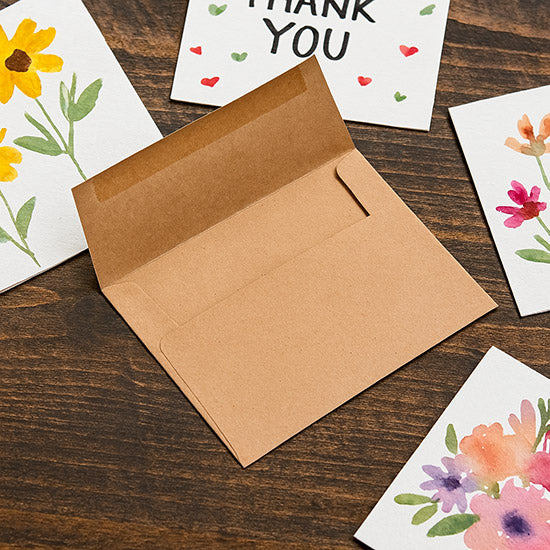 Envelopes Brown 14.6x11.1cm (50 pieces) [EB20]