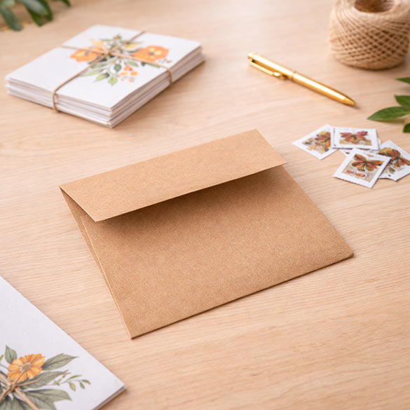 Envelopes Brown 13x9.2cm (50 pieces) [EB30]