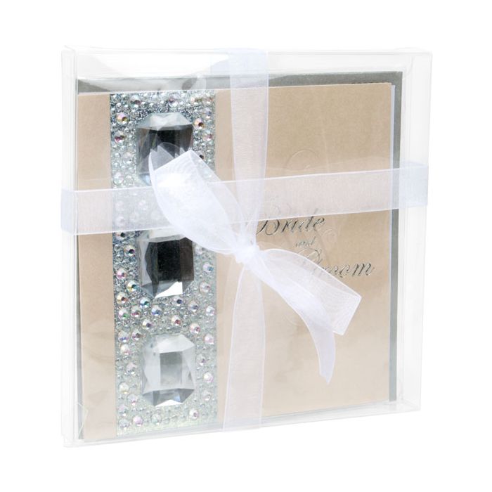 Plastic Gift Boxes 15.6x1.6x15.4cm Crystal Clear (25 pieces) [FB13]