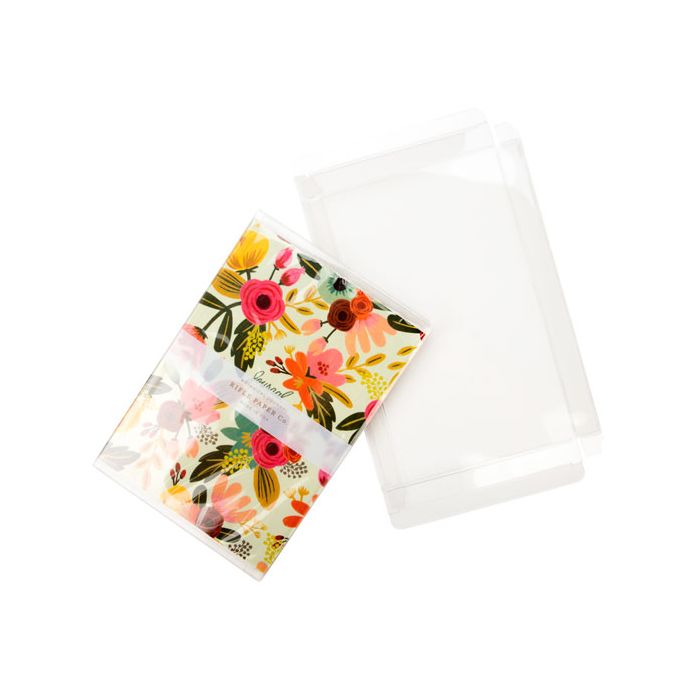Plastic Gift Boxes 12.7x1.6x19.1cm Crystal Clear (25 pieces) [FB14]