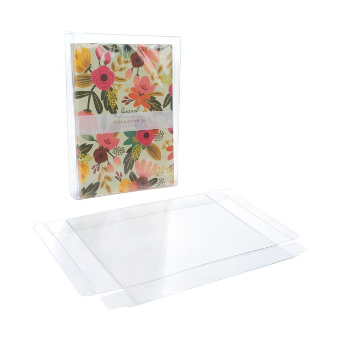 Plastic Gift Boxes 13.7x2.5x18.7cm Crystal Clear (25 pieces) [FB15]