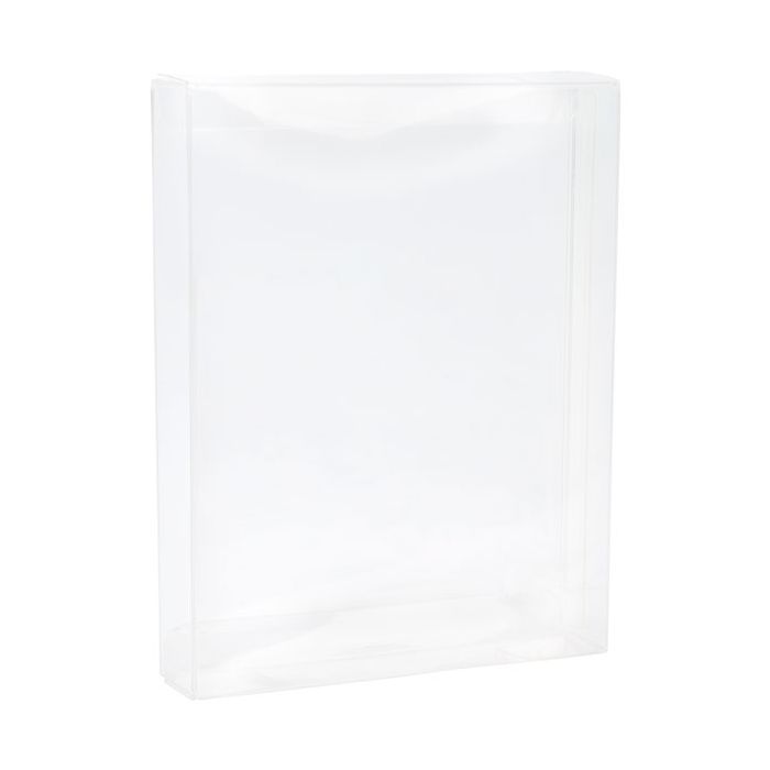 Plastic Gift Boxes 11.4x2.5x14.9cm Crystal Clear (25 pieces) [FB17]