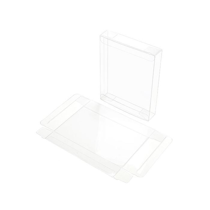 Plastic Gift Boxes 11.4x2.5x14.9cm Crystal Clear (25 pieces) [FB17]