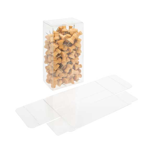 Plastic Gift Boxes for "chocolate" Truffels 5.4x3.5x10.8cm (25 pieces) [FB195]