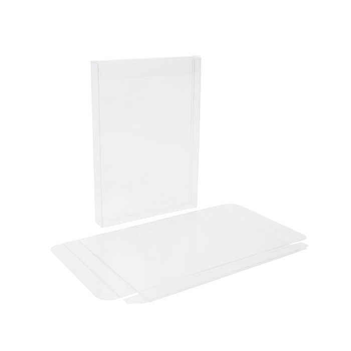 Plastic Gift Boxes 11.4x1.6x16.2cm Crystal Clear (25 pieces) [FB263]
