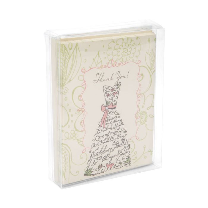 Plastic Gift Boxes 11.4x3.2x14.9cm Crystal Clear (25 pieces) [FB30]